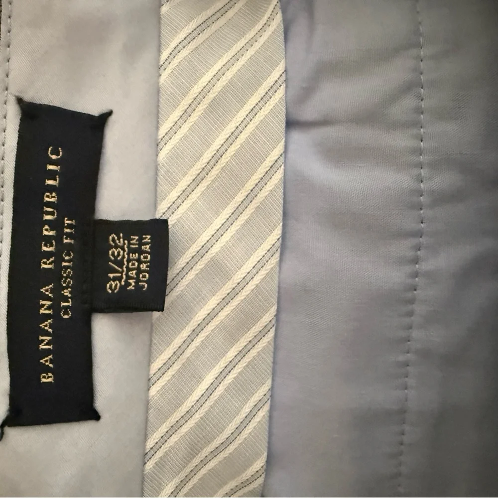 Banana Republic Men's Dress Pants in Gray, Classic Fit 31/32